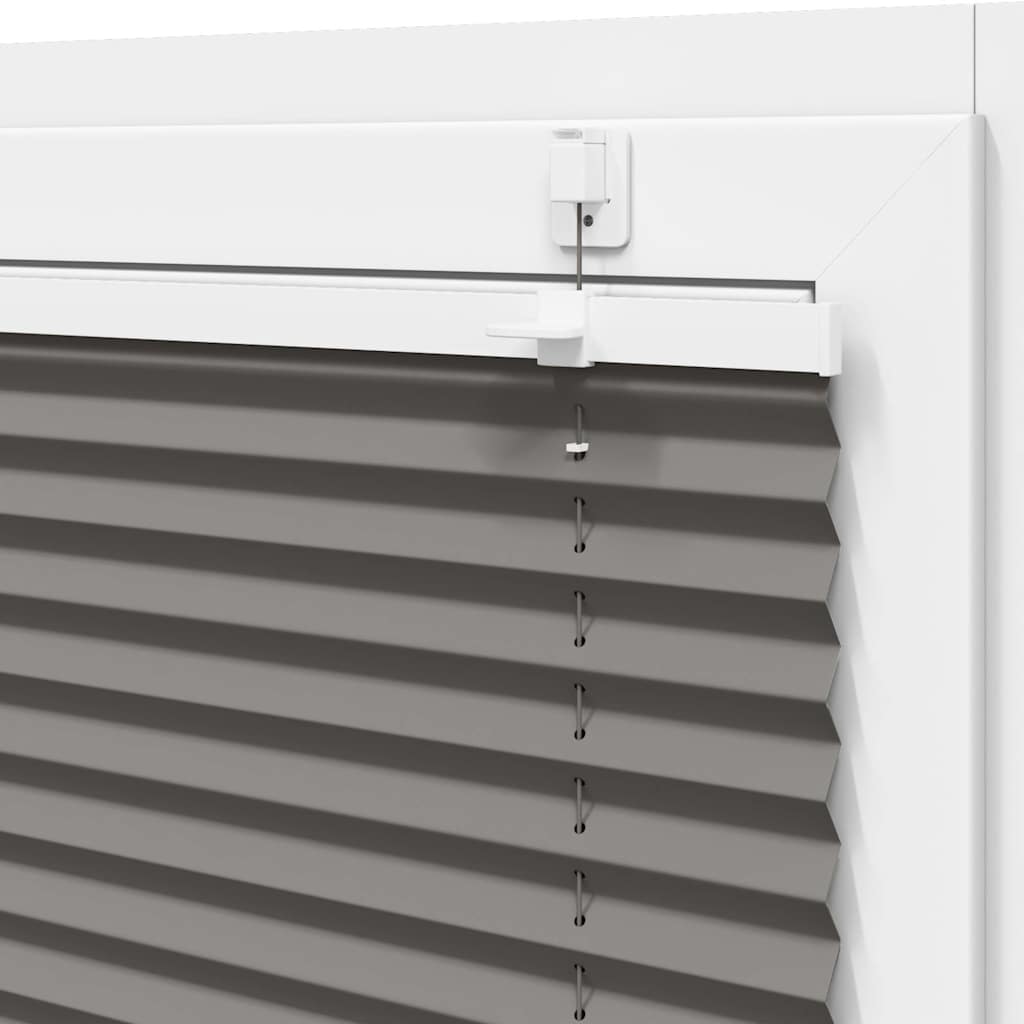 vidaXL Πλισέ περσίδα Ανθρακί 115x100 cm Πλάτος υφάσματος 114,4 cm
