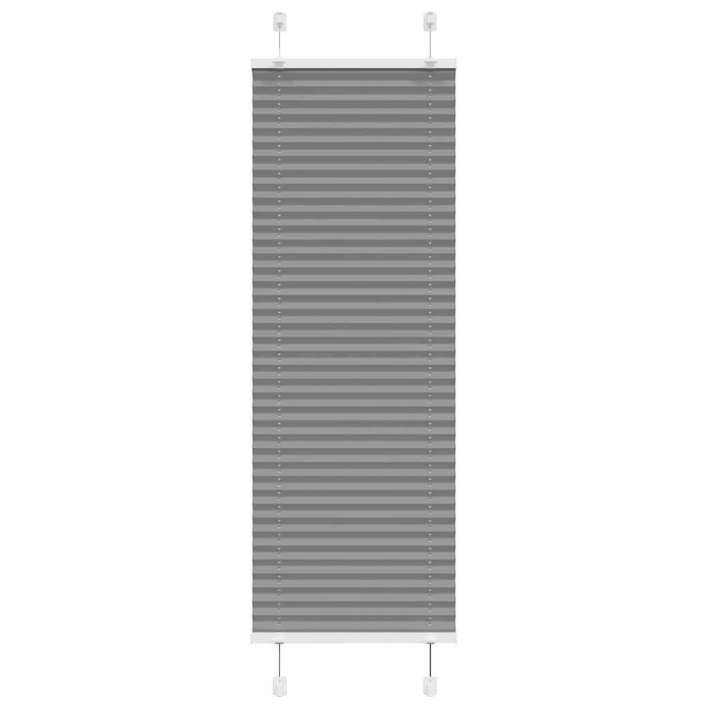 vidaXL Πλισέ περσίδα Ανθρακί 50x150 cm Πλάτος υφάσματος 49,4 cm