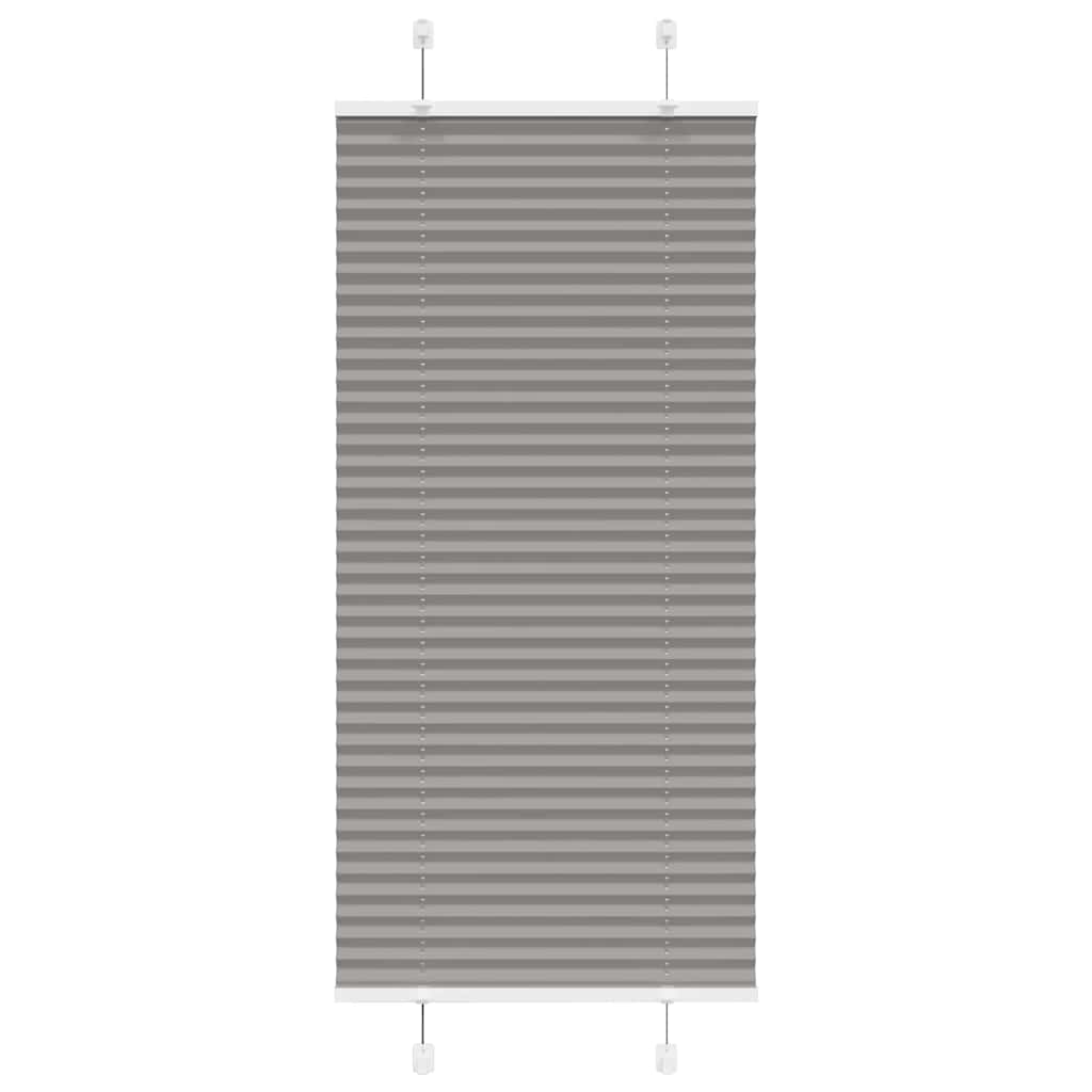 vidaXL Πλισέ περσίδα Ανθρακί 65x150 cm Πλάτος υφάσματος 64,4 cm