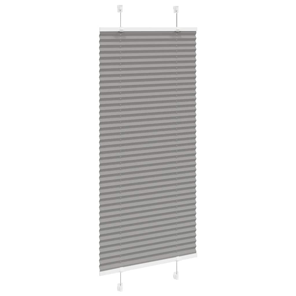 vidaXL Πλισέ περσίδα Ανθρακί 65x150 cm Πλάτος υφάσματος 64,4 cm