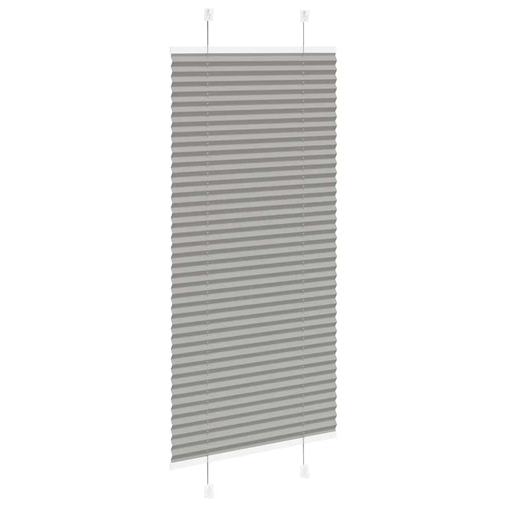 vidaXL Πλισέ περσίδα Ανθρακί 65x150 cm Πλάτος υφάσματος 64,4 cm