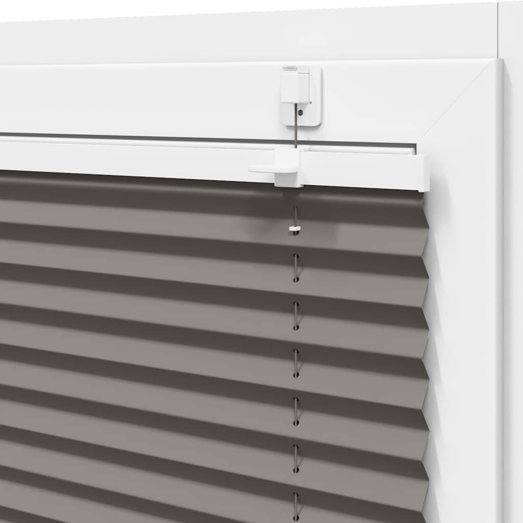 vidaXL Πλισέ περσίδα Ανθρακί 75x150 cm Πλάτος υφάσματος 74,4 cm