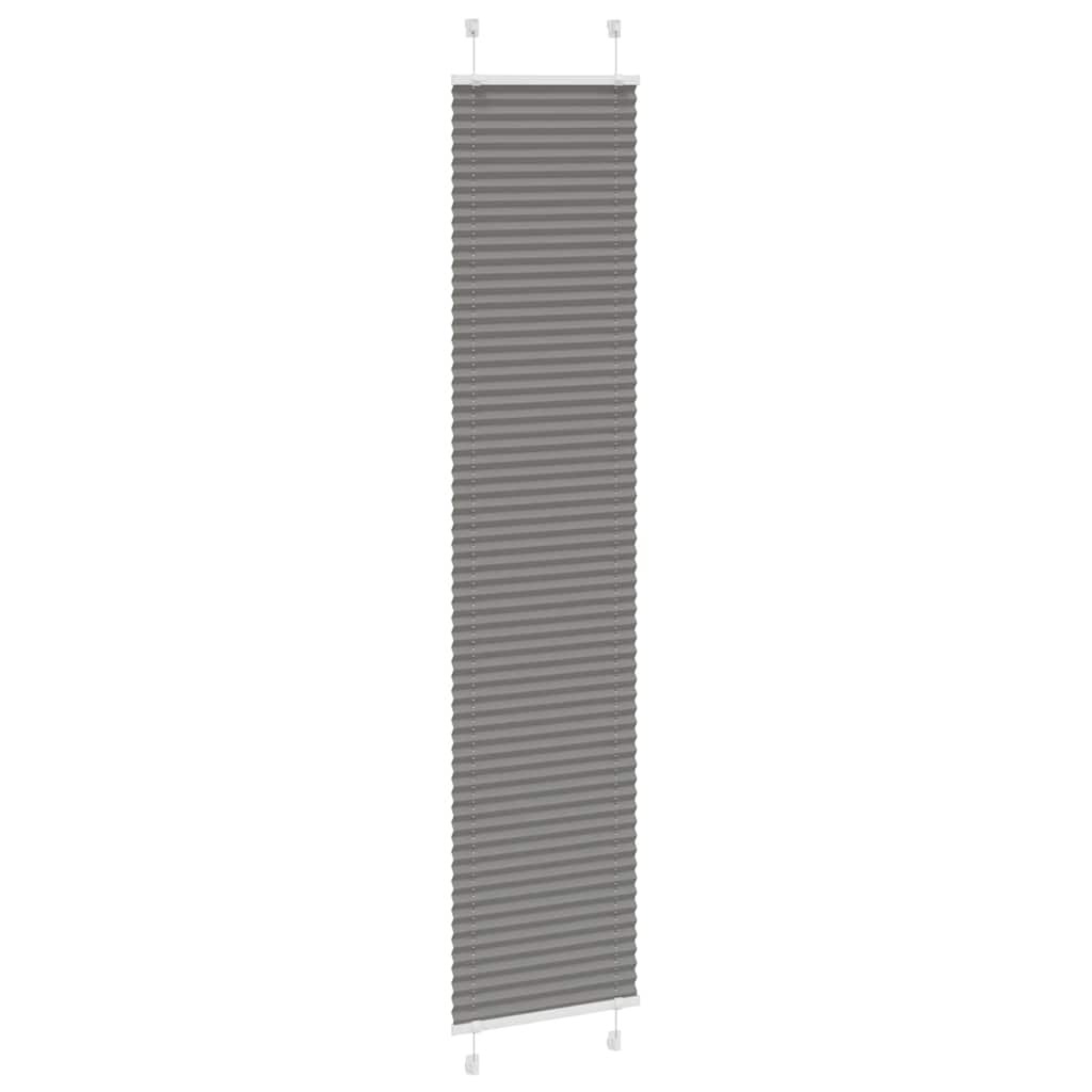 vidaXL Πλισέ περσίδα Ανθρακί 45x200 cm Πλάτος υφάσματος 44,4 cm