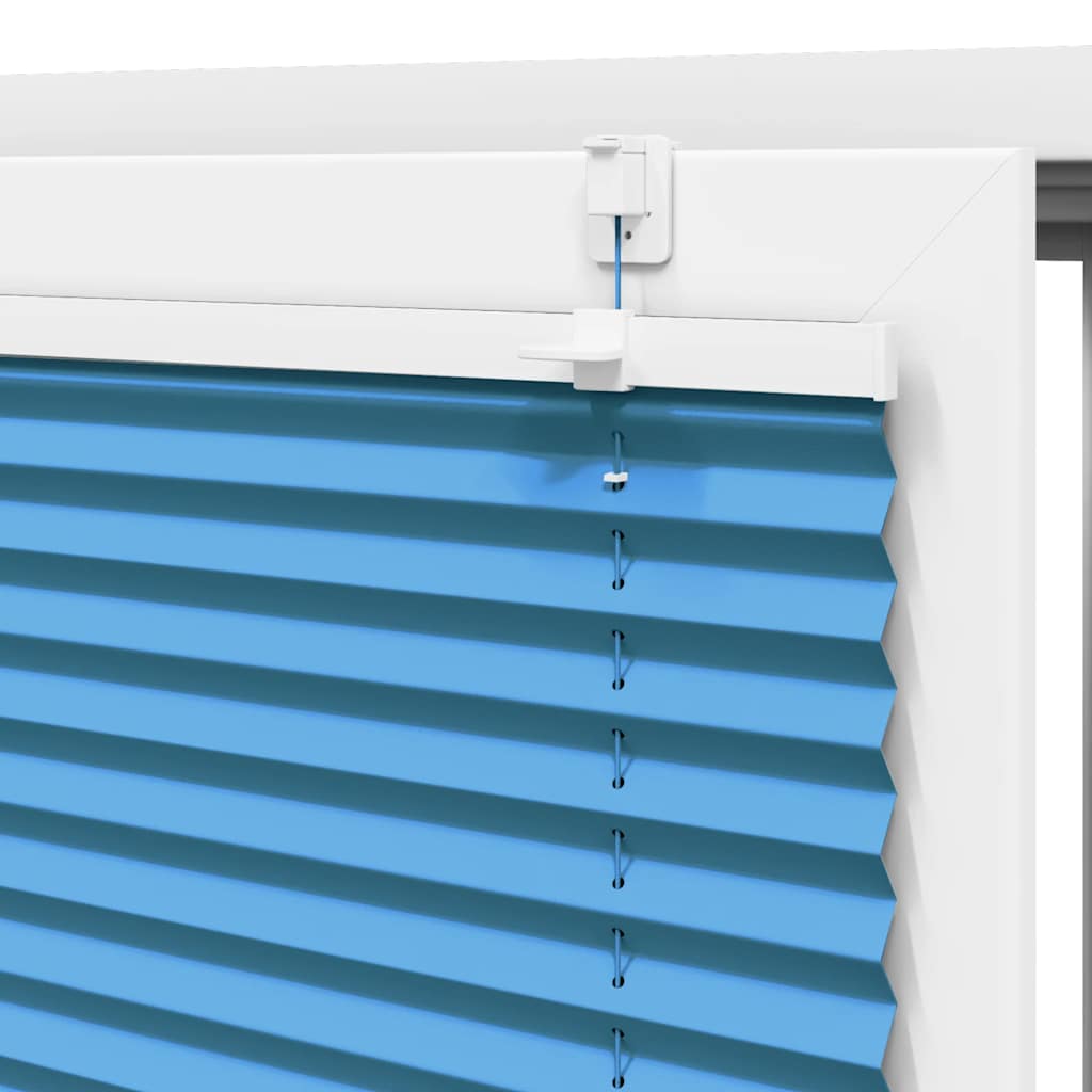 vidaXL Πλισέ Στόρι Μπλε 80x150 εκ. Πλάτος Υφάσματος 79,4 εκ. Πολυεστέρας