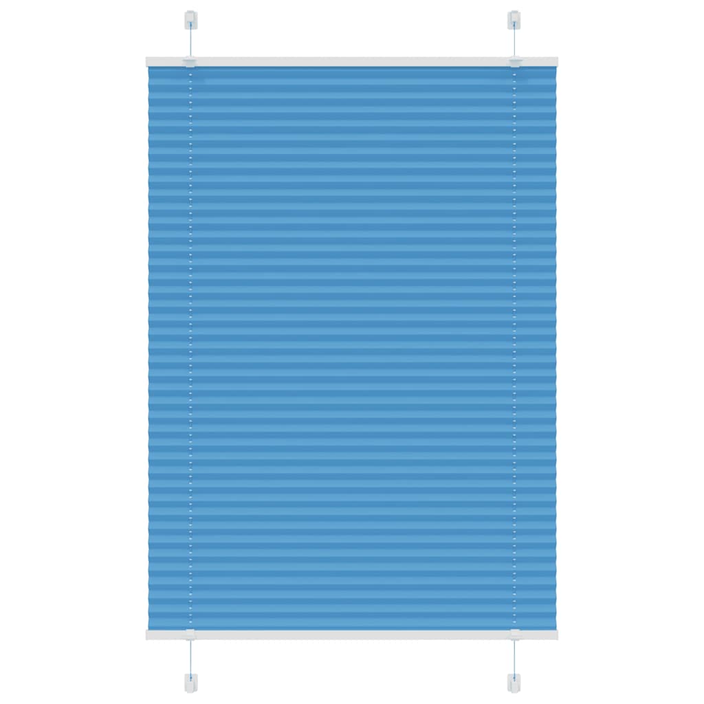 vidaXL Πλισέ περσίδα Μπλε 95x150 cm Πλάτος υφάσματος 94,4 cm