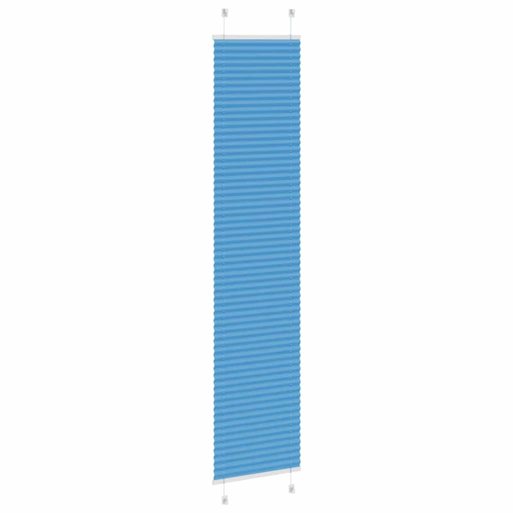 vidaXL Πλισέ Στόρι Μπλε 40x200 εκ. Πλάτος Υφάσματος 39,4 εκ. Πολυεστέρας