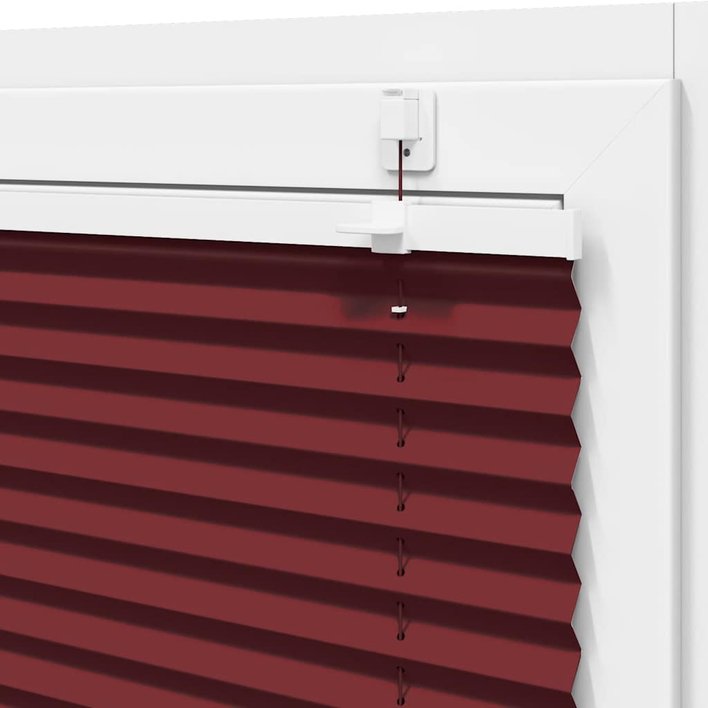 vidaXL Πλισέ περσίδα Μπορντό κόκκινο 70x150 cm Πλάτος υφάσματος