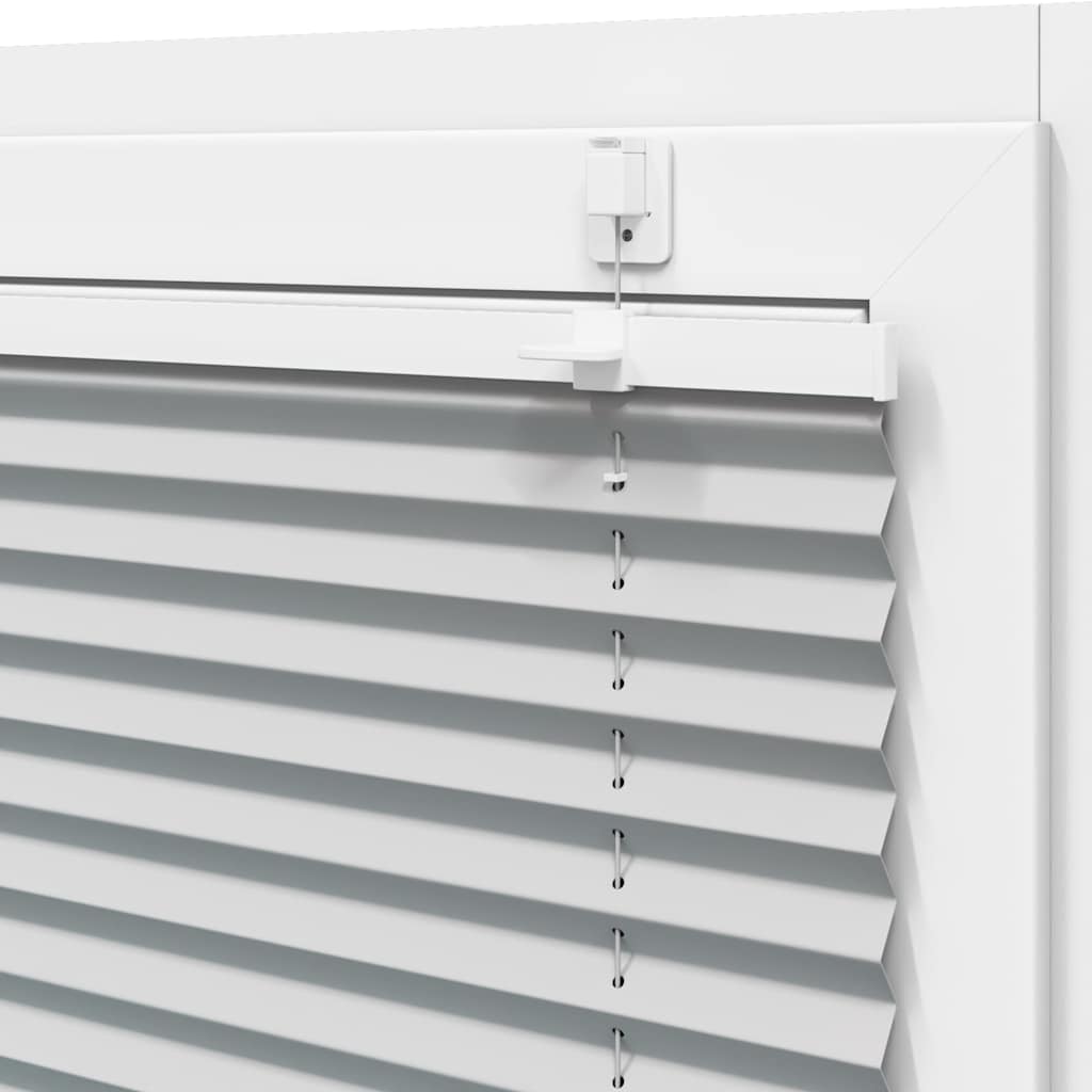 vidaXL Πλισέ περσίδα ανοιχτό γκρι 55x100 cm Πλάτος υφάσματος 54,4 cm