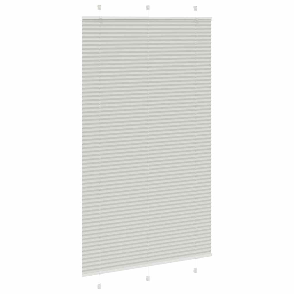 vidaXL Roller Blind Blackout ανοιχτό γκρι 115x200 cm Πλάτος υφάσματος