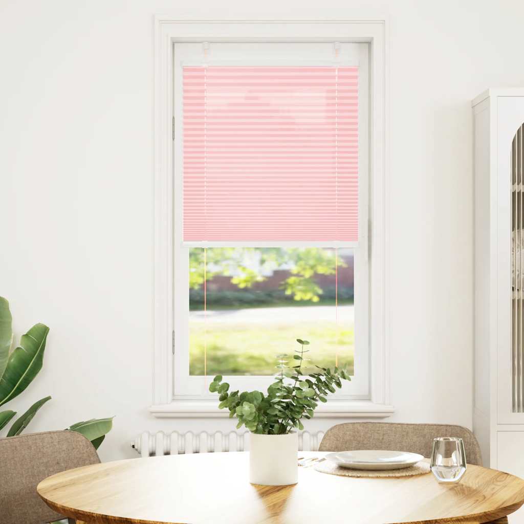 vidaXL Πλισέ Στόρι Ροζ 55x100 εκ. Πλάτος Υφάσματος 54,4 εκ. Πολυεστέρας