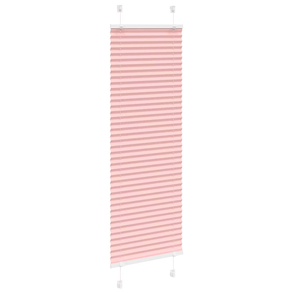 vidaXL Πλισέ Στόρι Ροζ 50x150 εκ. Πλάτος Υφάσματος 49,4 εκ. Πολυεστέρας