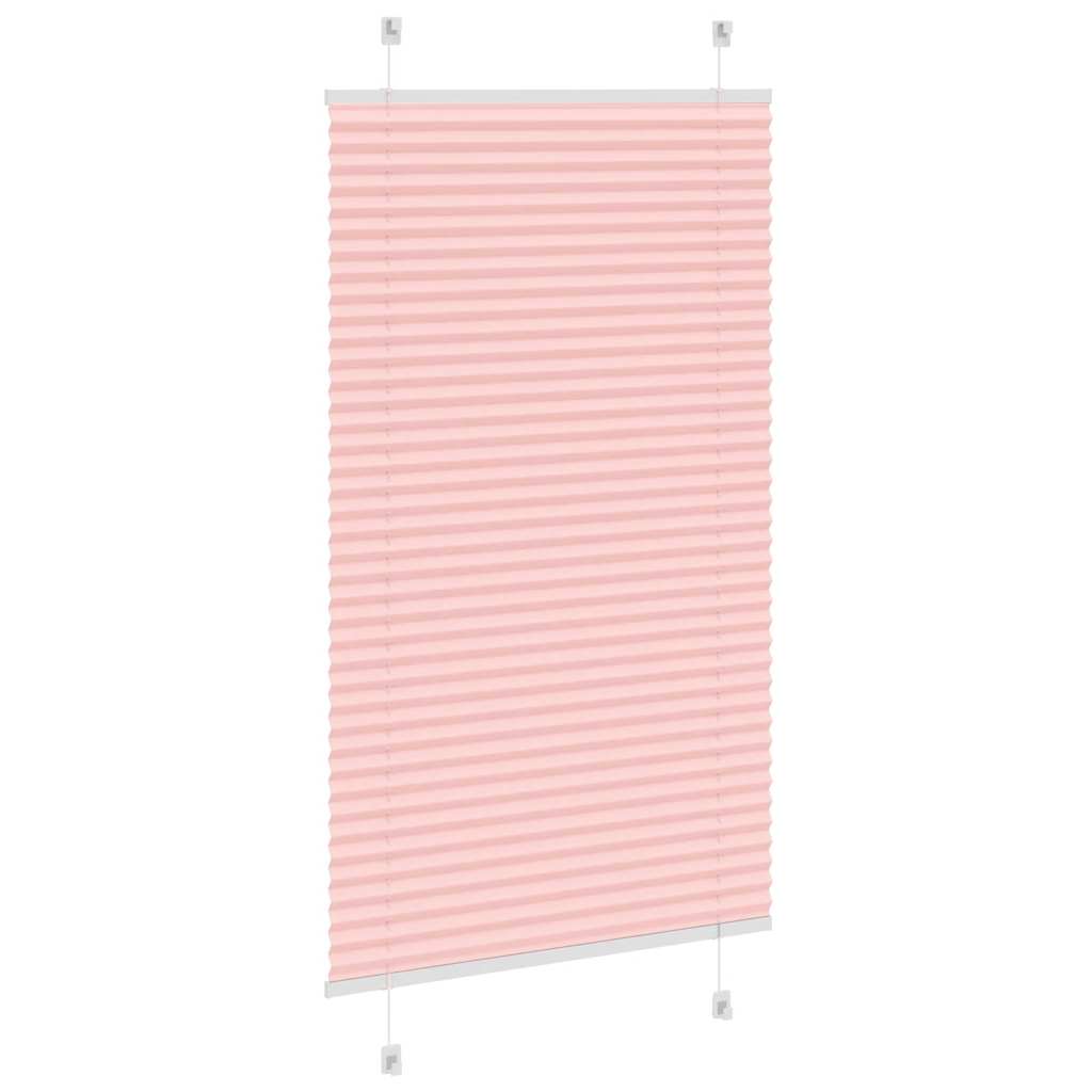 vidaXL Πλισέ Στόρι Ροζ 75x150 εκ. Πλάτος Υφάσματος 74,4 εκ. Πολυεστέρας