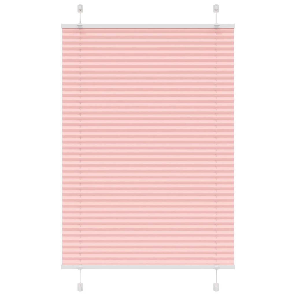 vidaXL Πλισέ περσίδα ροζ 95x150 cm Πλάτος υφάσματος 94,4 cm