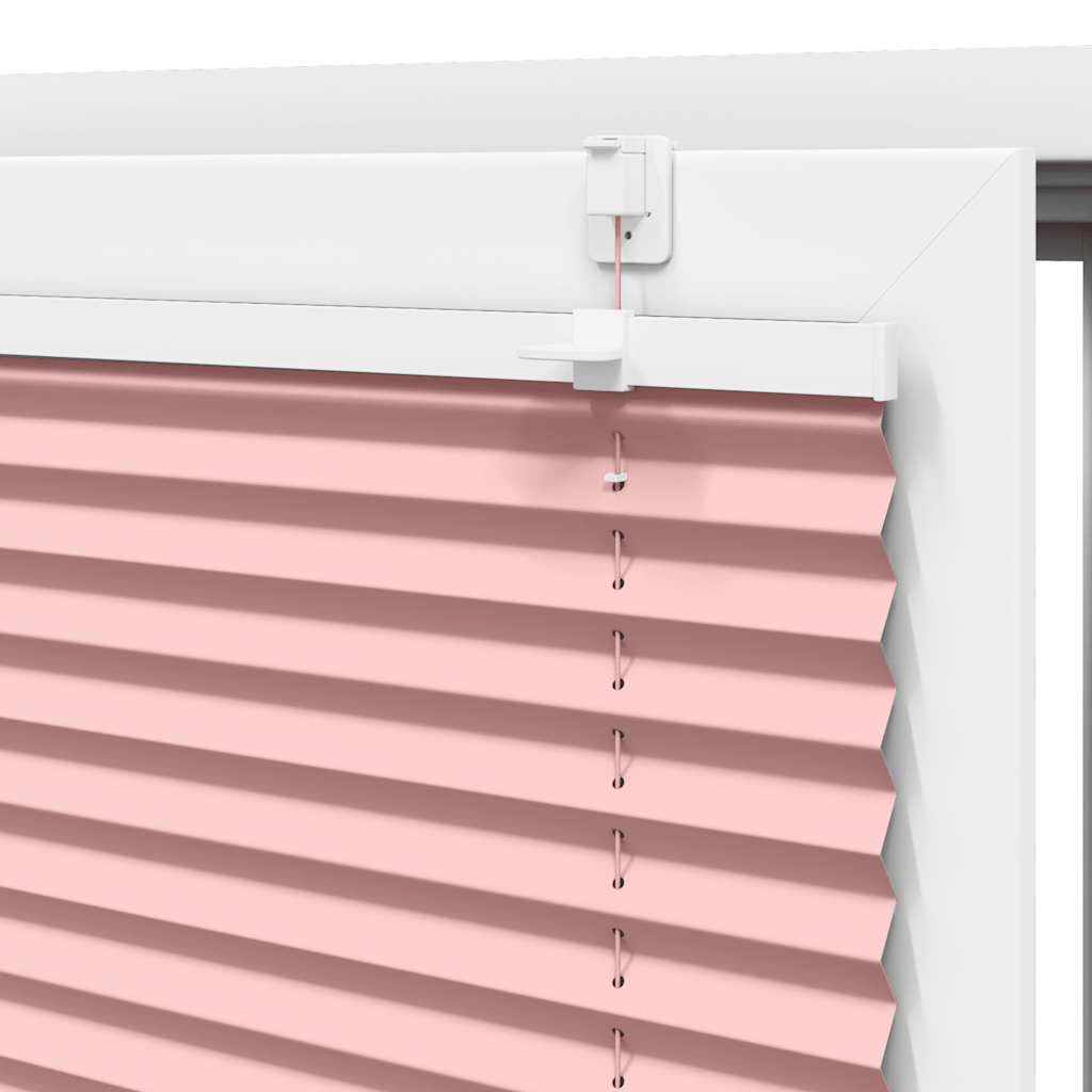 vidaXL Πλισέ περσίδα ροζ 100x150 cm Πλάτος υφάσματος 99,4 cm