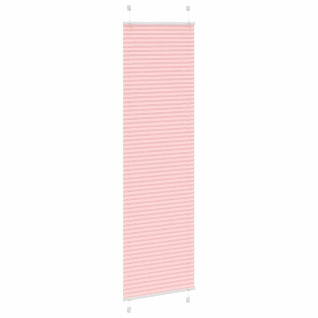 vidaXL Πλισέ Στόρι Ροζ 65x200 εκ. Πλάτος Υφάσματος 64,4 εκ. Πολυεστέρας