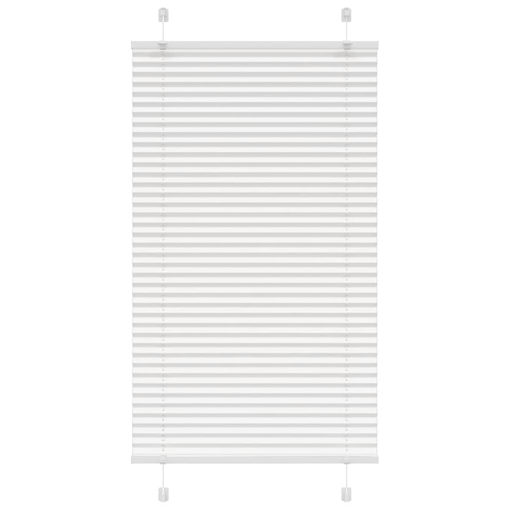 vidaXL Πλισέ περσίδα Λευκό 70x150 cm Πλάτος υφάσματος 69,4 cm