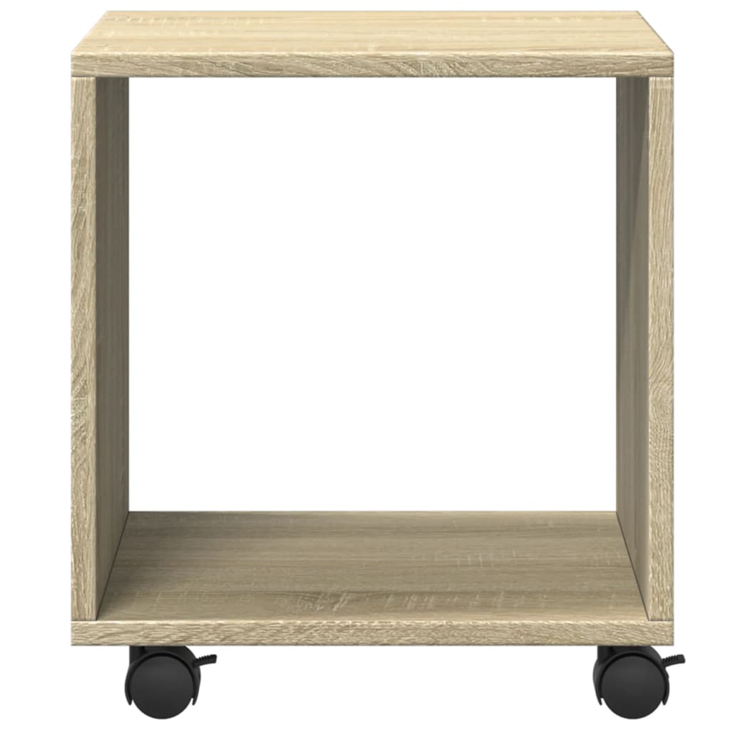 vidaXL Ντουλάπι Τροχήλατο Sonoma Δρυς 37x33x42,5 εκ. Επεξ. Ξύλο