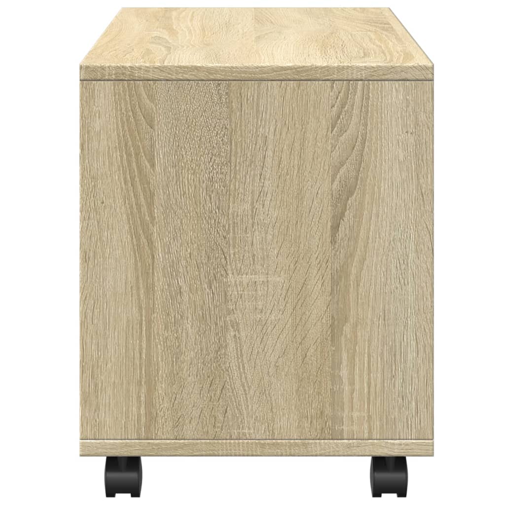 vidaXL Ντουλάπι Τροχήλατο Sonoma Δρυς 72x33x42,5 εκ. Επεξ. Ξύλο