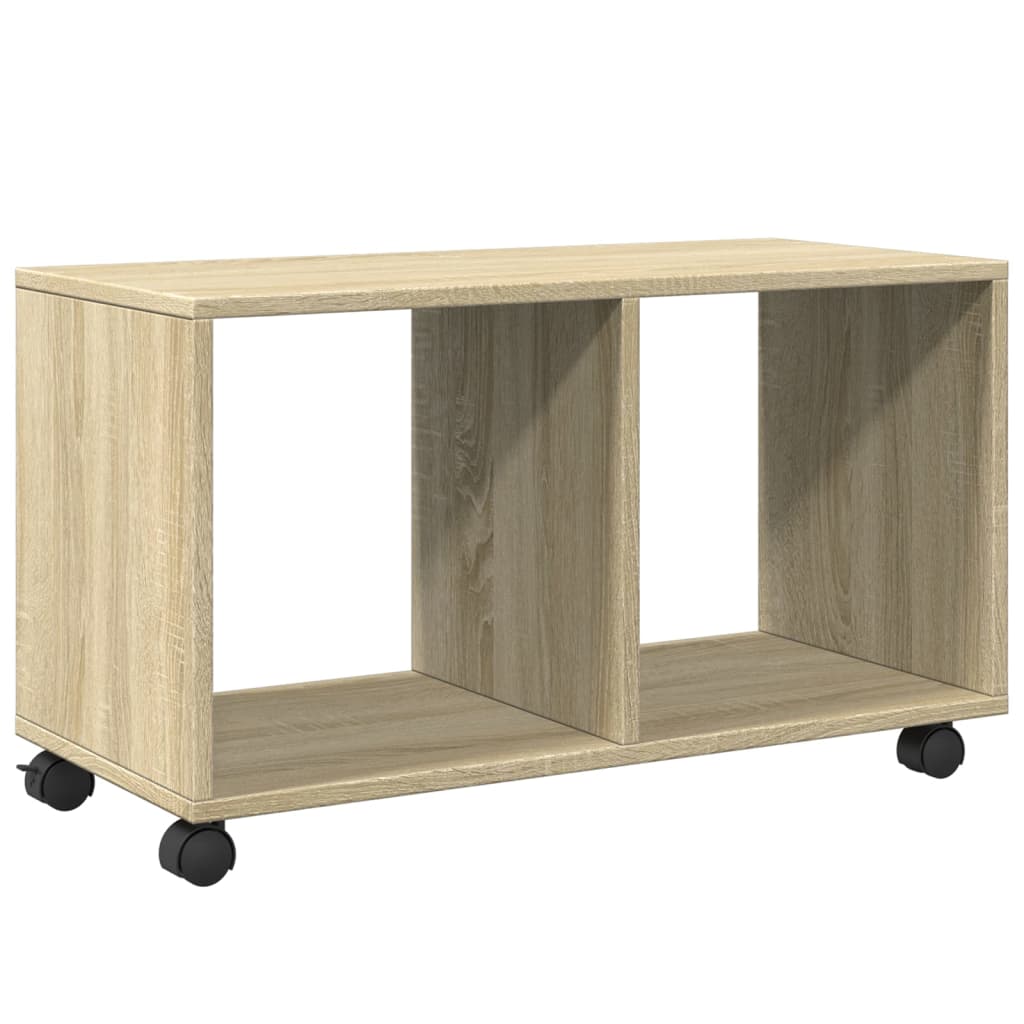 vidaXL Ντουλάπι Τροχήλατο Sonoma Δρυς 72x33x42,5 εκ. Επεξ. Ξύλο