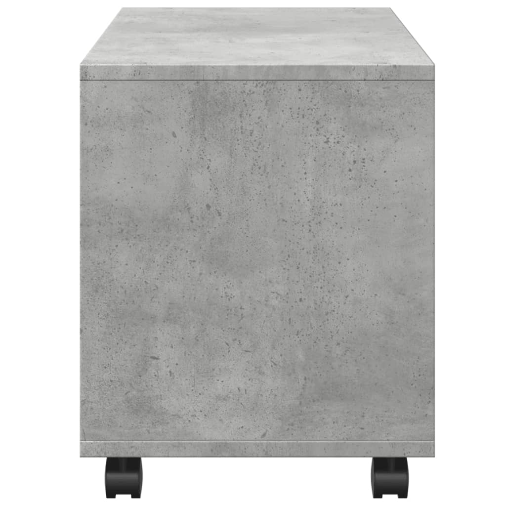 vidaXL Ντουλάπι Τροχήλατο Γκρι Σκυρ. 72x33x42,5 εκ. από Επεξ. Ξύλο