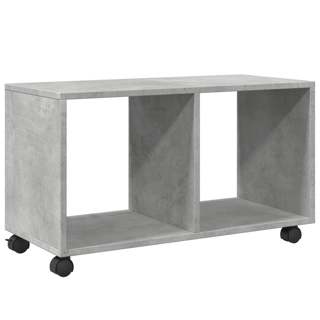 vidaXL Ντουλάπι Τροχήλατο Γκρι Σκυρ. 72x33x42,5 εκ. από Επεξ. Ξύλο