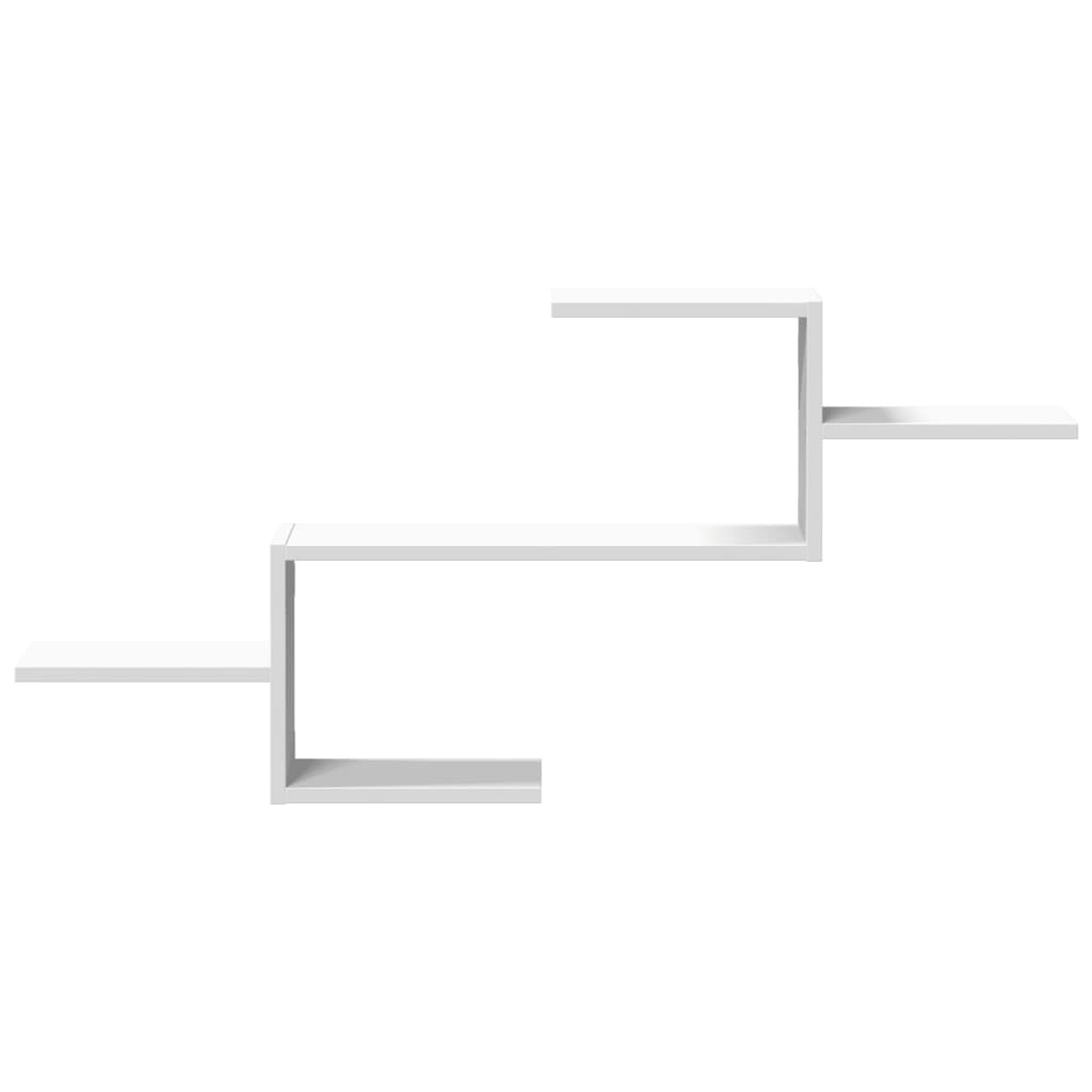 vidaXL Ράφι Τοίχου Λευκό 104x15x49 εκ. από Επεξεργασμένο Ξύλο