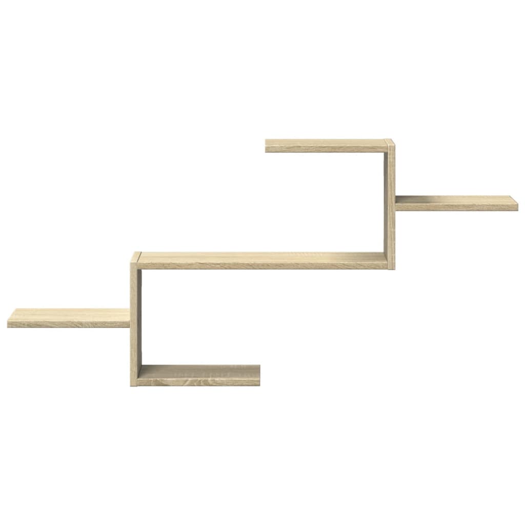 vidaXL Ράφι Τοίχου Sonoma Δρυς 104x15x49 εκ. από Επεξεργασμένο Ξύλο