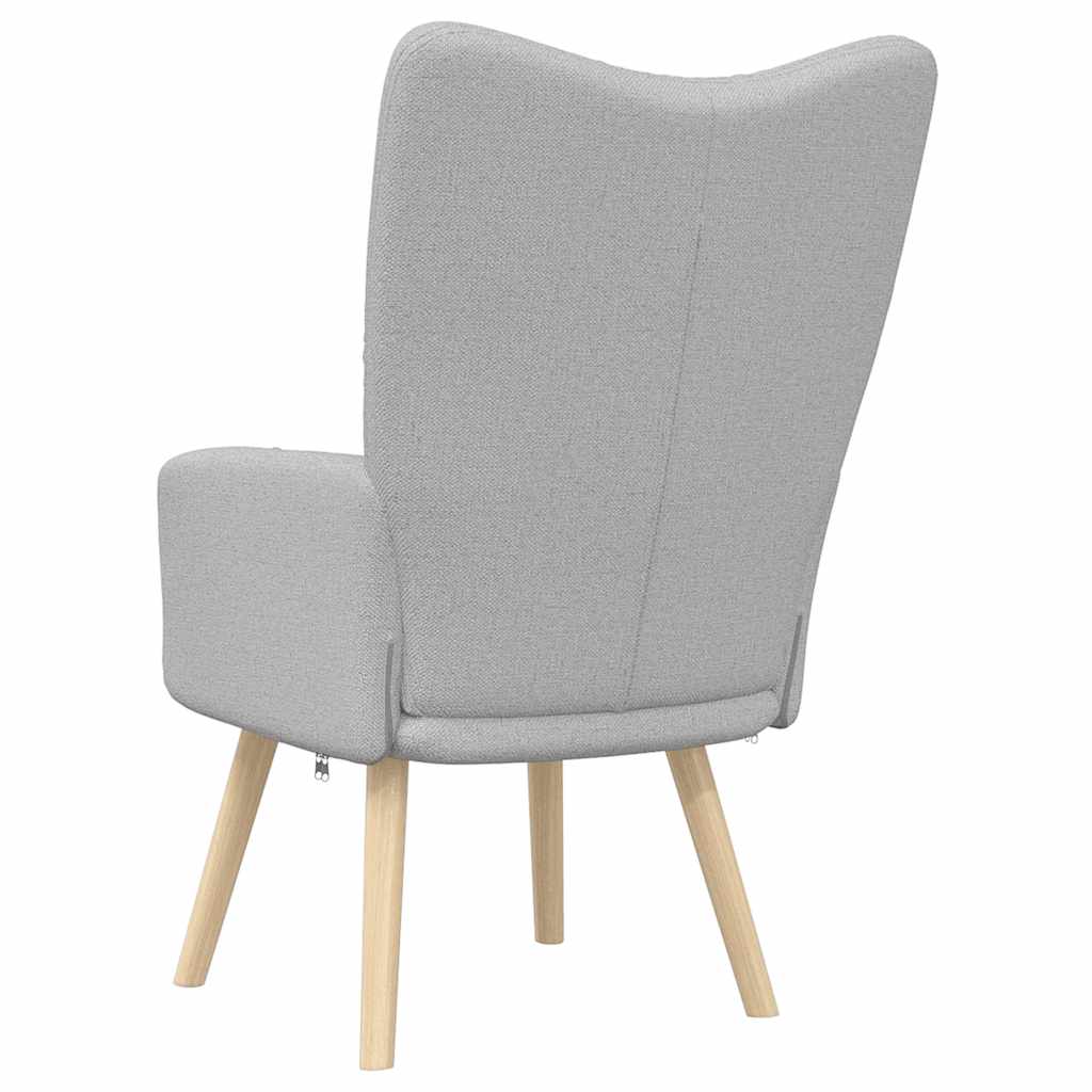 vidaXL Καρέκλα χαλάρωσης Cloud Grey Fabric