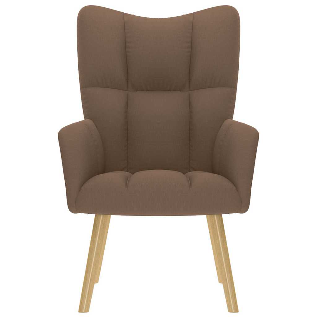 vidaXL Πολυθρόνα Relax Καφέ Υφασμάτινη