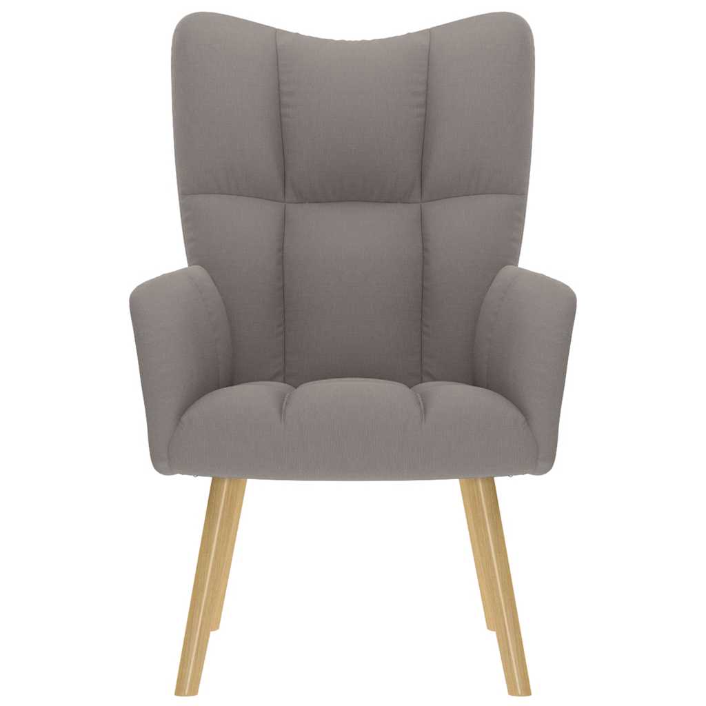 vidaXL Πολυθρόνα Relax Taupe Υφασμάτινη