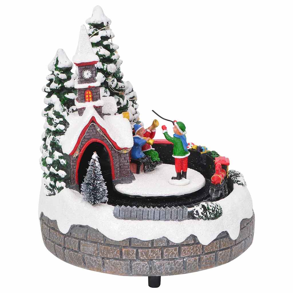 vidaXL Γιορτινός Τραπεζοκόμος Πολύχρωμο 16 x 16 x 19 εκ Ρετσίνι