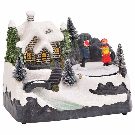 vidaXL Γιορτινός Τραπεζοκόμος Πολύχρωμο 16 x 11.5 x 13 εκ. Πλαστικό