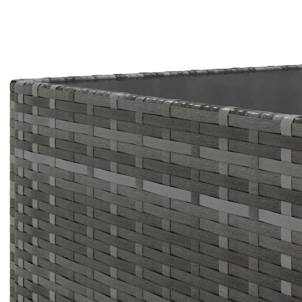 vidaXL Σαλόνι Κήπου 6 Τεμαχίων από Γκρι Συνθετικό Ρατάν με Μαξιλάρια