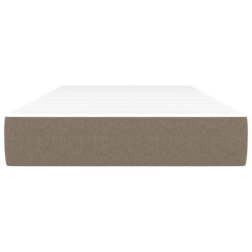 vidaXL Στρώμα με Pocket Springs για Παιδιά Taupe 80x160εκ Υφασμάτινο