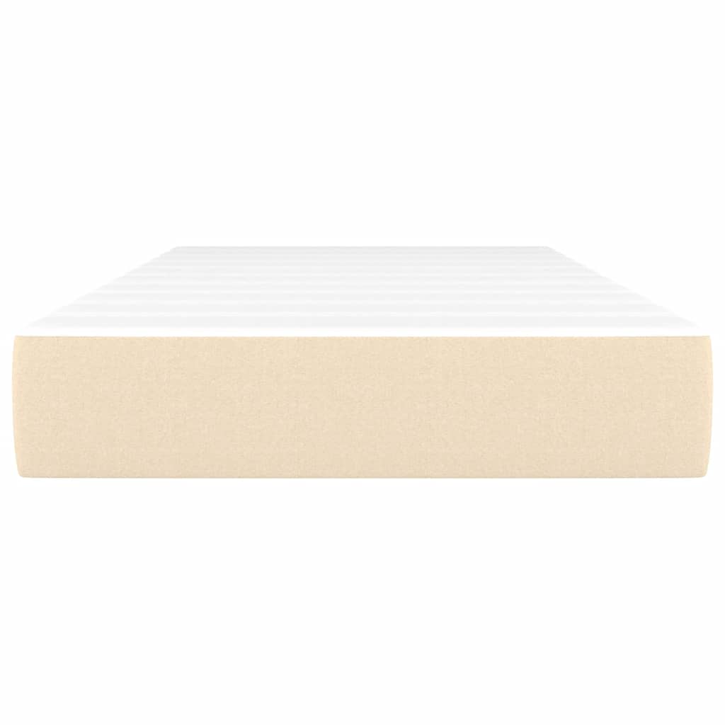 vidaXL Στρώμα με Pocket Springs για Παιδιά Κρεμ 80x160εκ Υφασμάτινο