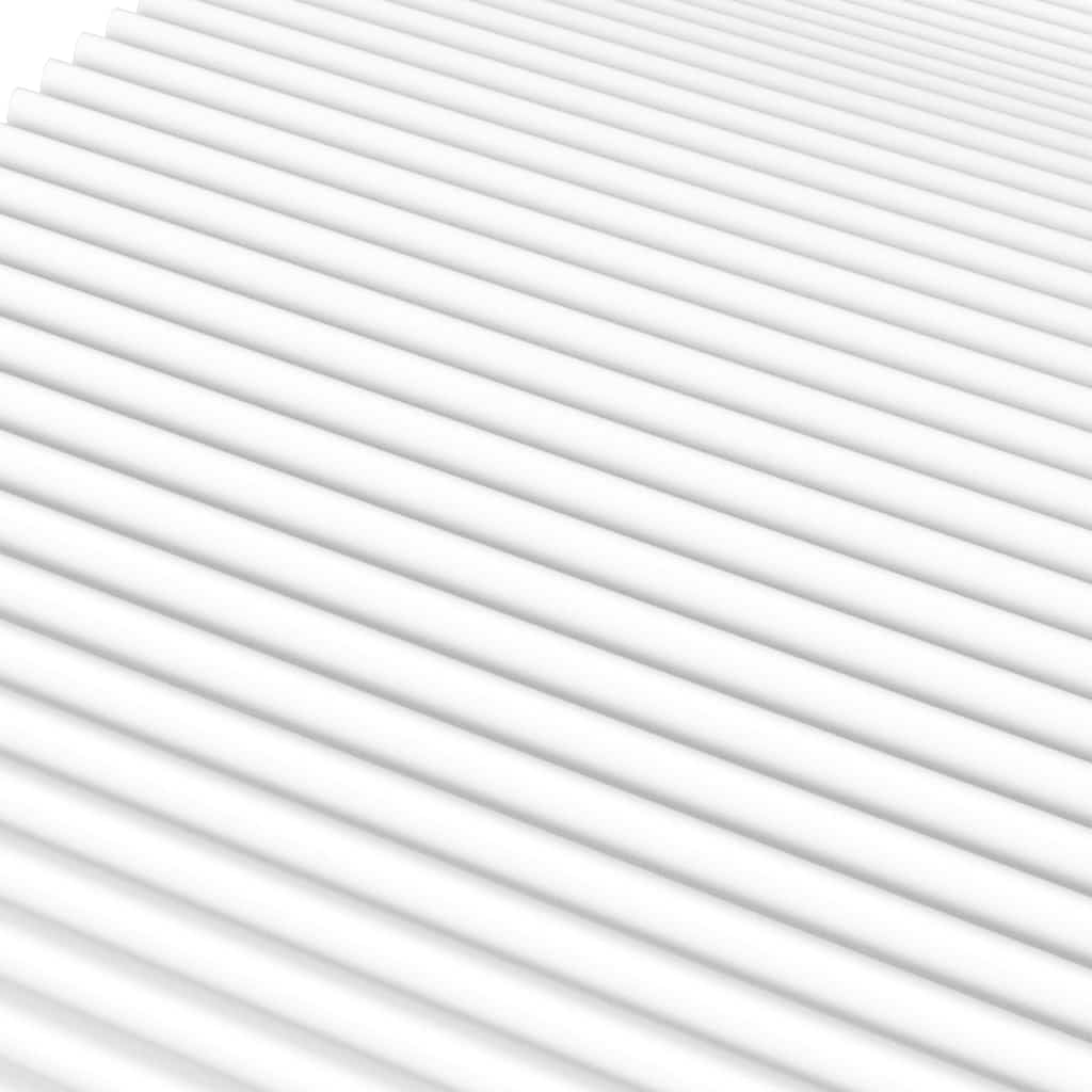 vidaXL Στρώμα Αφρού Σκληρότητα H2 H3 Λευκό 80x220 εκ.