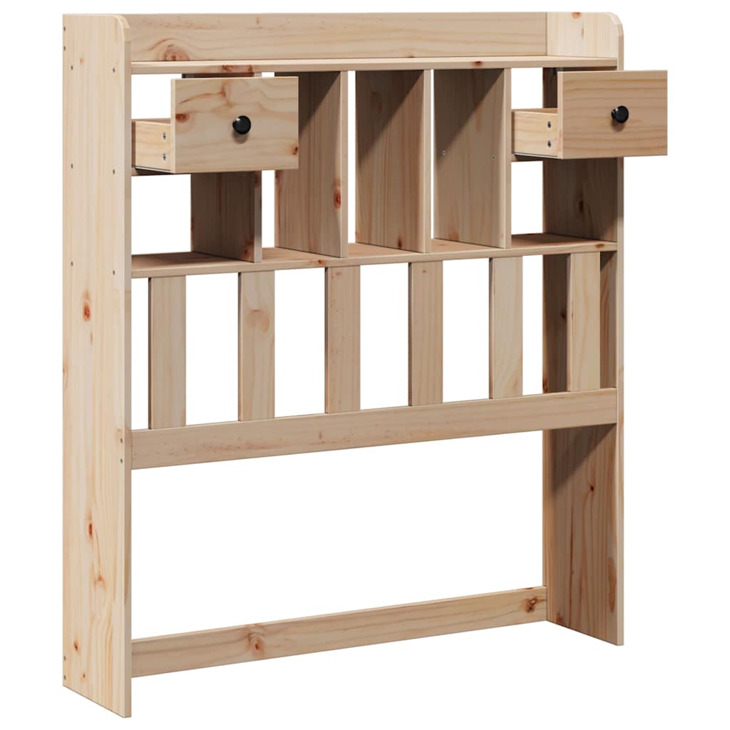 vidaXL Κεφαλάρι με Αποθηκευτικό Χώρο από Μασίφ Ξύλο Πεύκου 90 εκ.