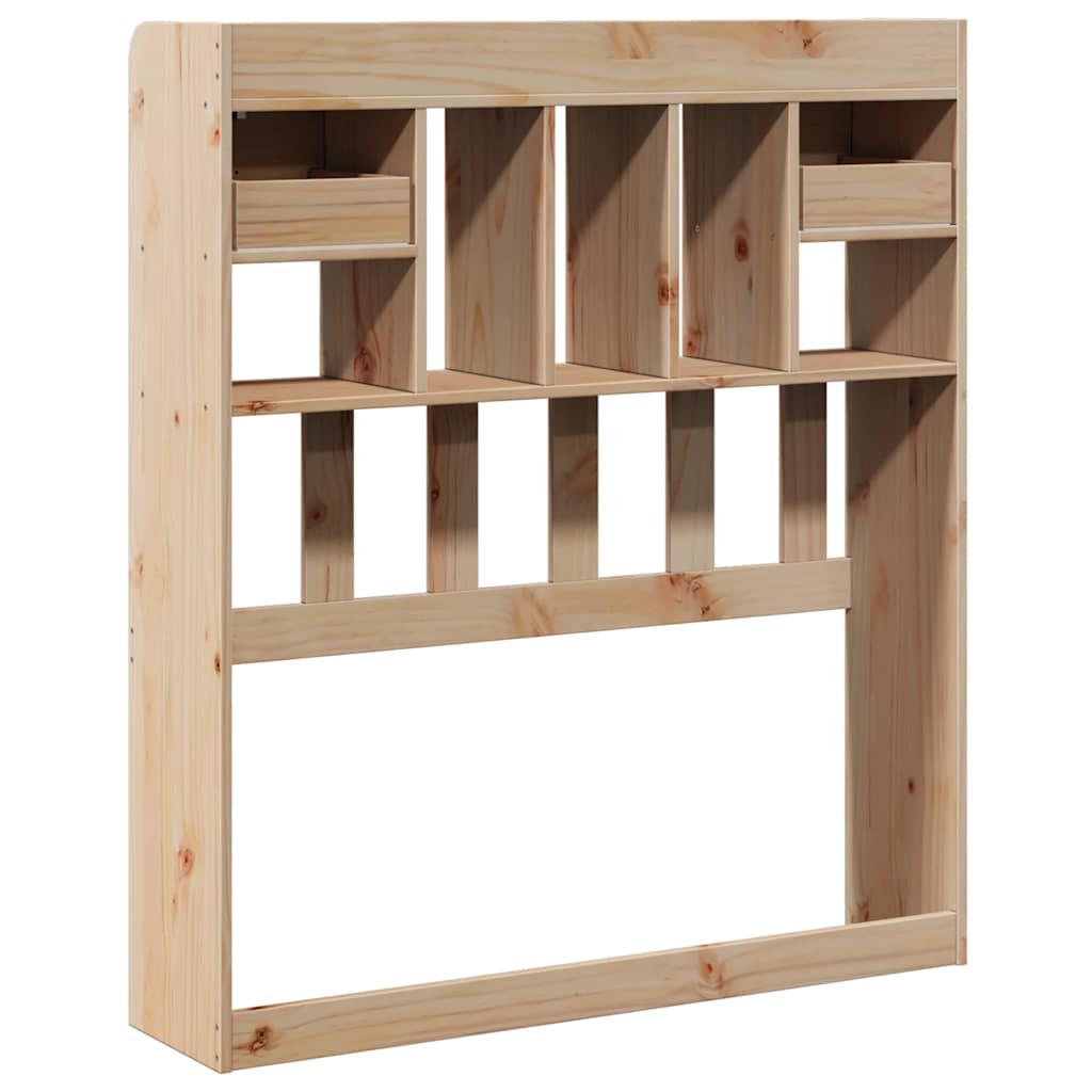 vidaXL Κεφαλάρι με Αποθηκευτικό Χώρο από Μασίφ Ξύλο Πεύκου 90 εκ.