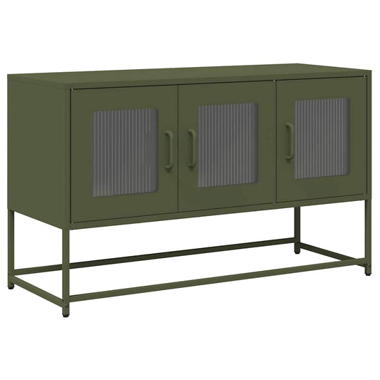 ντουλάπι τηλεόρασης vidaXL Ελαιοπράσινο 100,5x39x60,5 cm