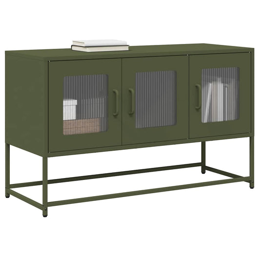 ντουλάπι τηλεόρασης vidaXL Ελαιοπράσινο 100,5x39x60,5 cm