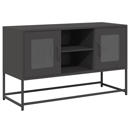 vidaXL Έπιπλο Τηλεόρασης Μαύρο 100,5x39x60,5 εκ. Ατσάλινο