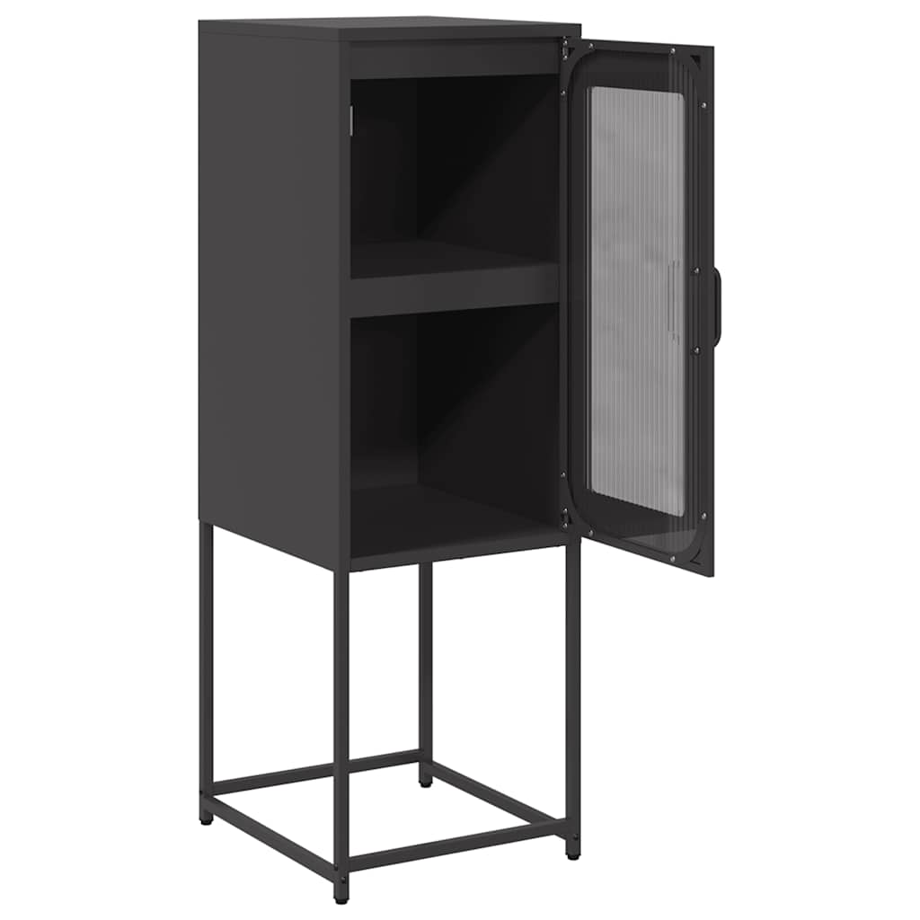 vidaXL Sideboard Μαύρο 36x39x107 cm από χάλυβα ψυχρής έλασης