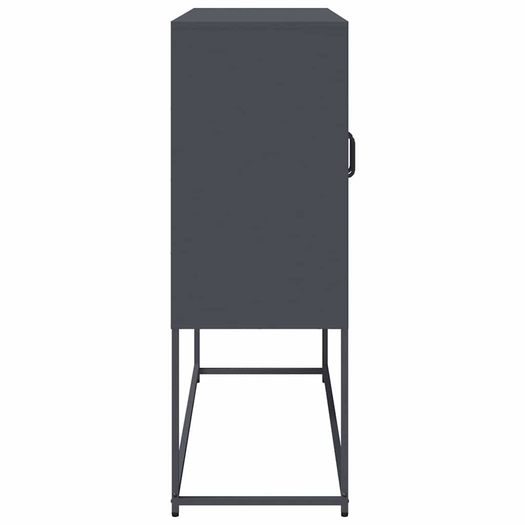 vidaXL Ντουλάπι Ανθρακί 100,5x39x107 εκ. από Χάλυβα Ψυχρής Έλασης