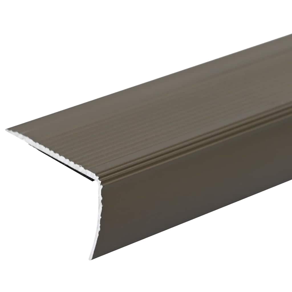 vidaXL Προστατευτικά ακμών σκάλας 30 pcs Καφέ 67 cm Αλουμίνιο