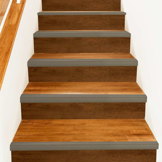 vidaXL Προστατευτικά ακμών σκάλας 30 pcs Μπρονζέ 67 x 3 x 2 εκ.