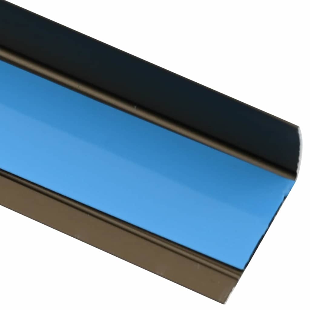 vidaXL Προστατευτικά ακμών σκάλας 10 pcs Καφέ 67 cm Αλουμίνιο