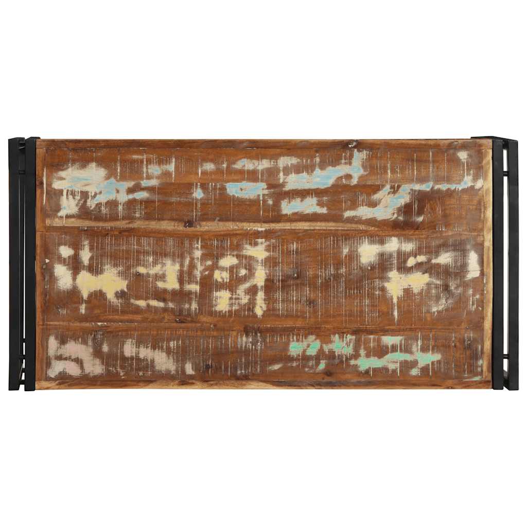 vidaXL Τραπεζάκι σαλονιού πολύχρωμο Ξύλο μασίφ αναγεννημένο