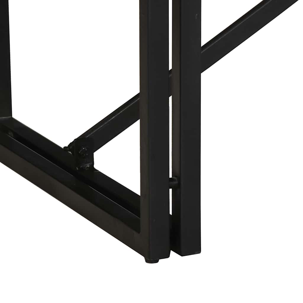 vidaXL Τραπεζάκι σαλονιού 80x40x35 cm Στερεό ακατέργαστο ξύλο Mango