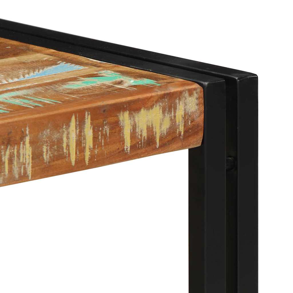 vidaXL Τραπεζάκι σαλονιού πολύχρωμο 50x50x35cm Ξύλο μασίφ ανακυκλωμένο