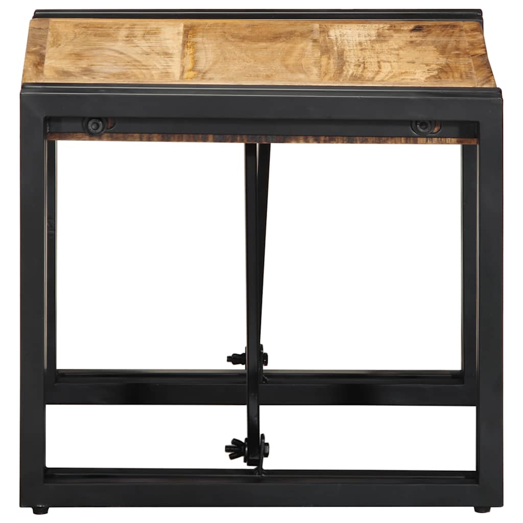 vidaXL Τραπεζάκι σαλονιού 40x40x35 cm Στερεό ακατέργαστο ξύλο Mango